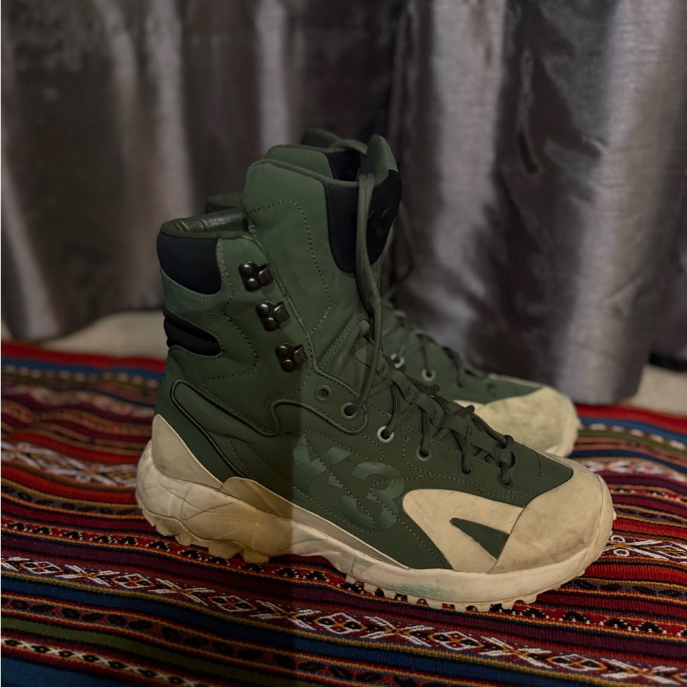 Adidas Y-3 Notoma Boot Shadow Green Bliss Tan Yohji Yamamoto GZ9164